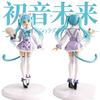 Latest Hatsune Miku Desktop Cute Action Figurine Cat Ears Cosplay Anime Figurine Kawaii Girl Model Plaything Gifts