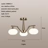 Modern Lustre Nickel Metal Led Chandelier Lighting Living Dining Room Decor Led Pendent Lights Bedroom Hanging Light Luminaire