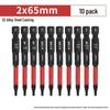 Hexagonal Anti-Slip S2 Alloy Steel Magnetic Screwdriver Bits for Electric Drills