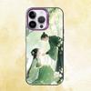 Traditional Couple Case for iPhone 11,12,13,14,15,16,17 Pro Max XS X XR mini Air Plus Cover
