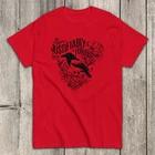 Justifiably Furious - Crow & Floral Graphic Tee - Gildan 5000 Cotton T-Shirt 4XL