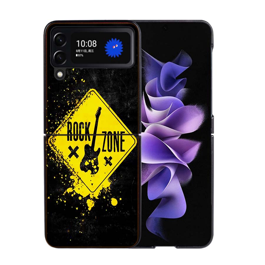 

Gamer zone traffic sign Game handle Phone Case For Samsung Z Flip 7 6 5G Galaxy Z Flip4 Z Flip5 Z Flip3 Coque Black Hard PC Shel Samsung Z Flip 6 5G