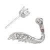 Angel Wing Inspired Ear Bone Nail With Rhinestones Cartilage Stud Earring Dainty Jewelry For Women Fashion Accessories