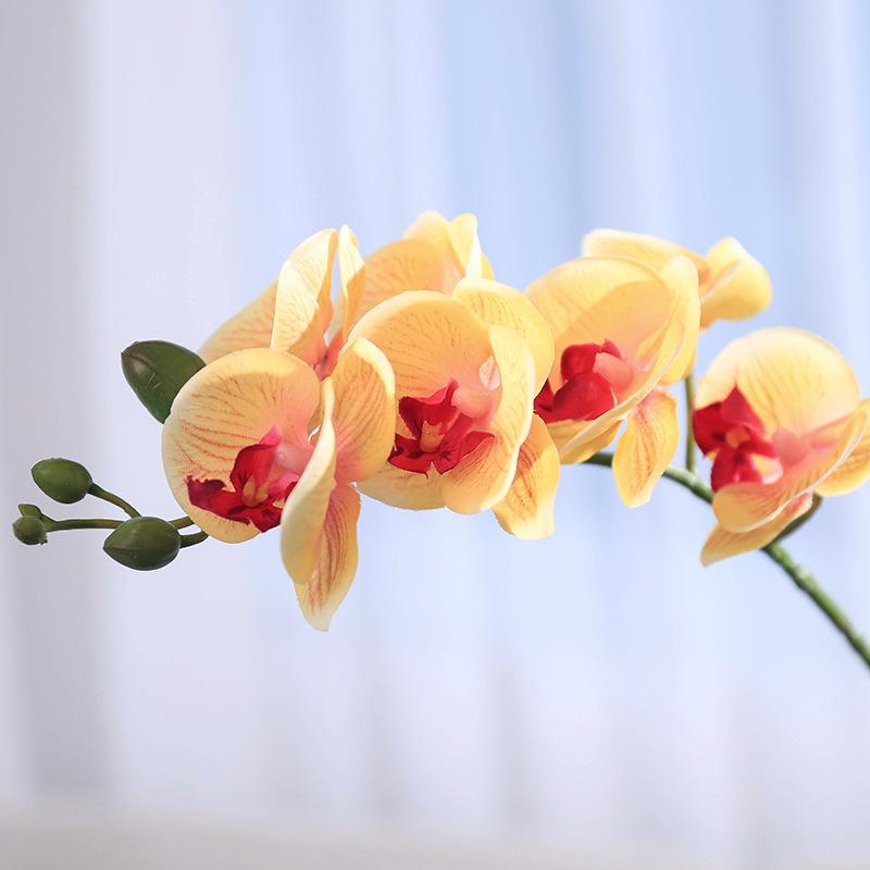 Moisturizing Phalaenopsis simulated flower home furnishing hotel wedding decoration fake flower bonsai simulated plant
