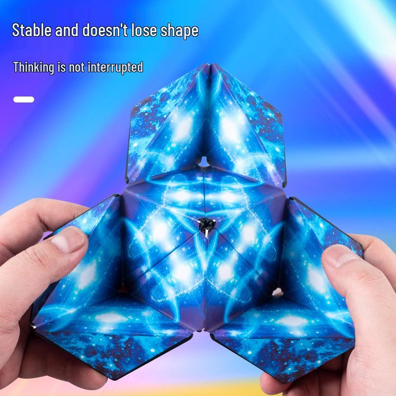 3D Magnetic Geometric Cube for Children's Cognitive Training