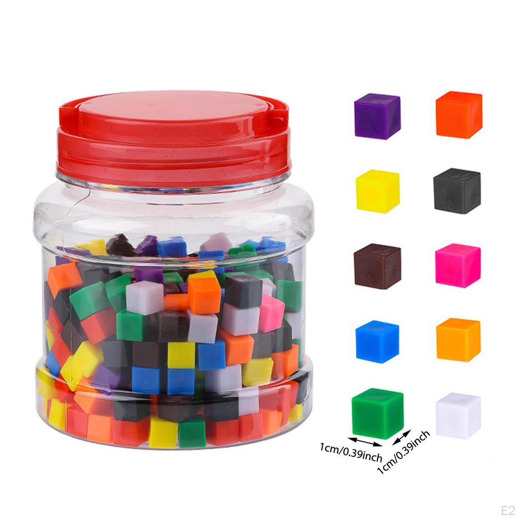Centimeter Cubes Blocks Sorting Toys for Elementary Classroom Kindergarten