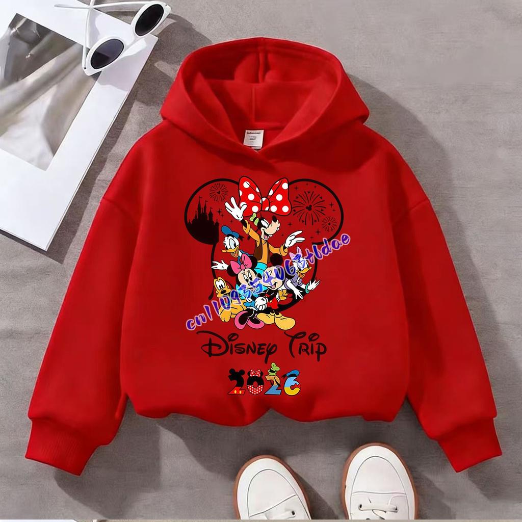 Spring and Autumn Children's Fashion Hoodie with Cartoon Animation Pattern Printing