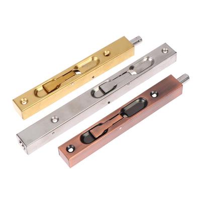 304 Stainless Steel Corrosion Resistant Hidden Flush Door Bolt Vertical Lock for Coastal Home Exterior Double Doors