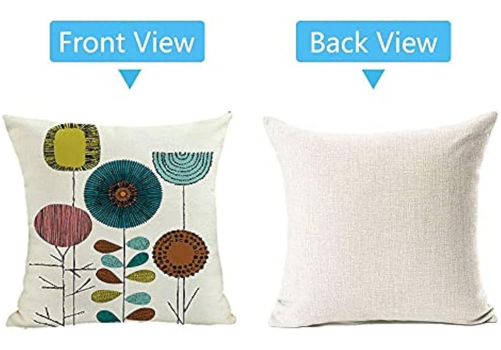 Decorative Pillowcase,throw Pillowcase with Invisible Zipper,suitable for Bedroom and Living Room Art Cushion Cover  Home Decor