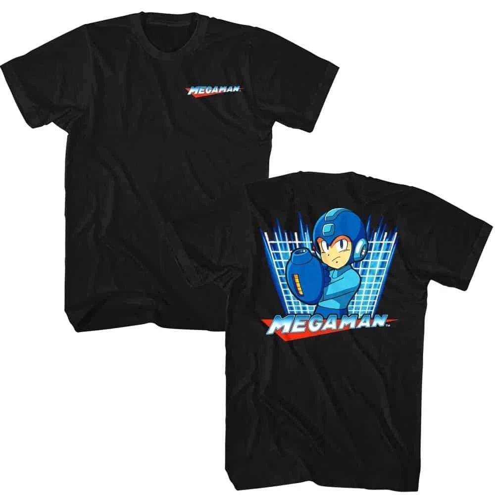 Megaman Gunner Grid Men s T Shirt XS