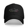 Heartbeat Motorcycle Gear Shift One Up Five Down Biker Custom Baseball Caps Unisex High-end FeUnisex Beach Dad Hat Snapback Cap