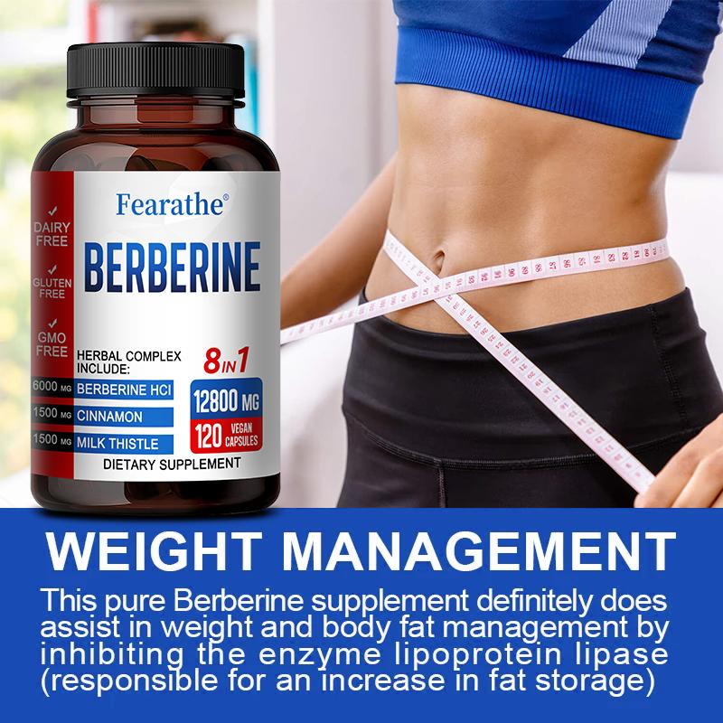 Berberina e Cannella di Ceylon 6000 mg 120 capsule Salute del Cuore e Immunità