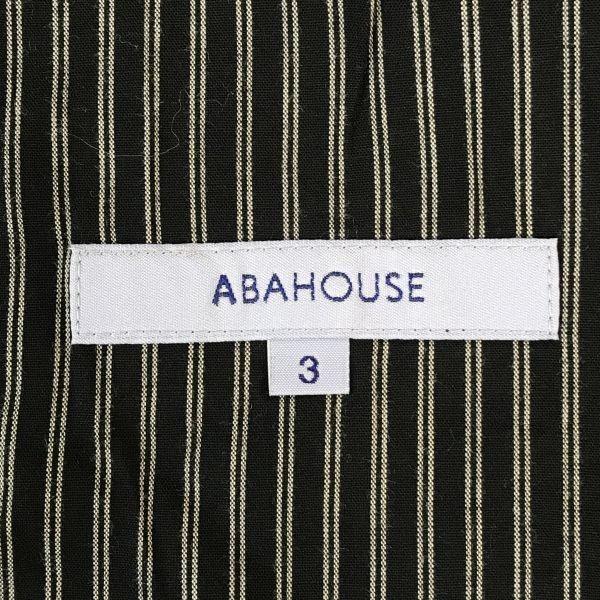 ABAHOUSE Striped Tailored Jacket Men’s L Navy White(USED)