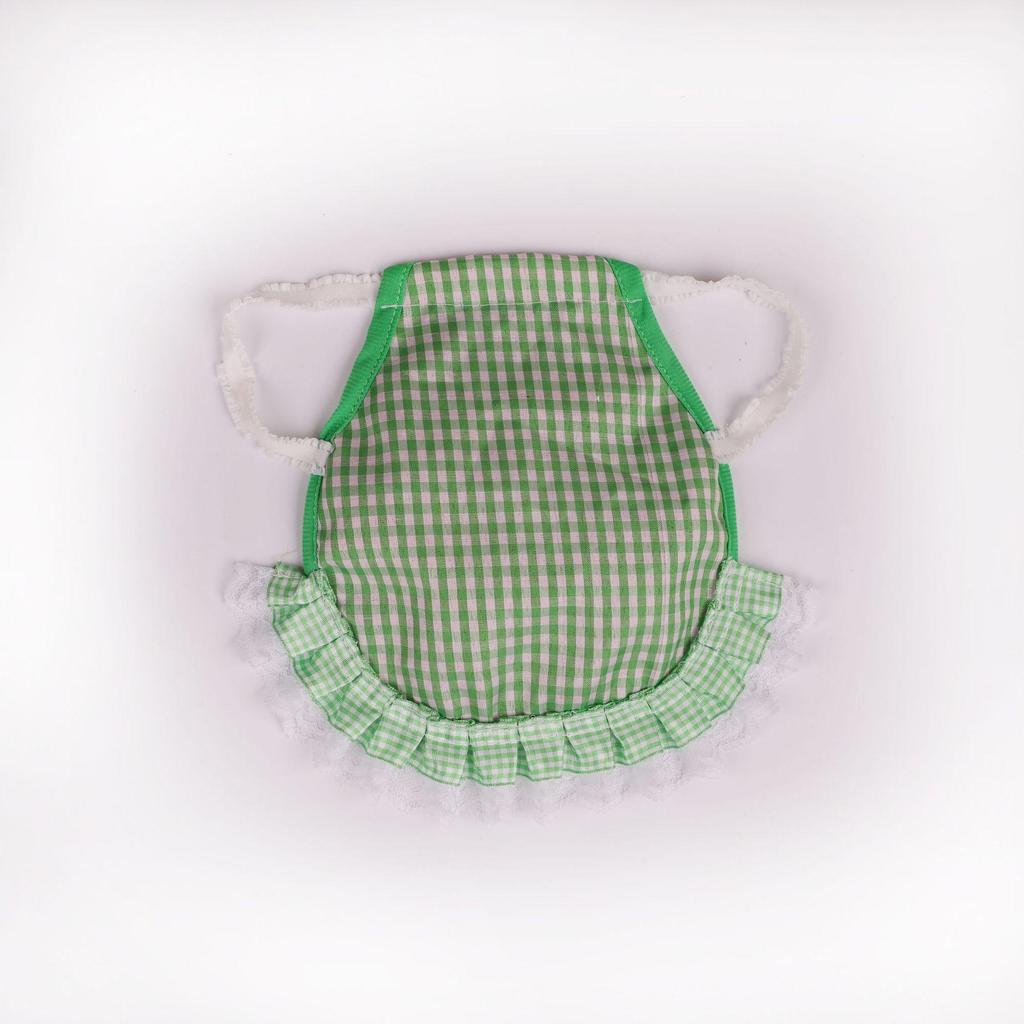 Dual-Layer Hen Saddle Apron with Feather and Back Protector