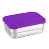 Food Storage Containers With Lids Stainless Steel Snack Box Leak-Proof Stackable Meal