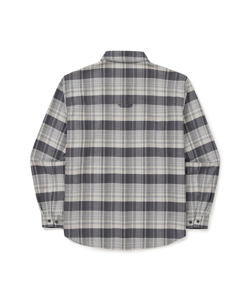 SNOWPEAK APPAREL Recycled Check Shirt (S24Fmfsh02) Dark Gray