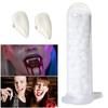 Halloween Vampire Dentures Prop with Teeth Glue Vampire Teeth Cosplay Props Resin Vampire False Teeth for Party Costume DIY