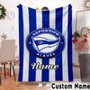 Custom Name Deportivo Fan Gear Throws Blanket Flannel Blankets for Couch Bed Gifts for Men Women Picnic blanket Christmas fan gifts