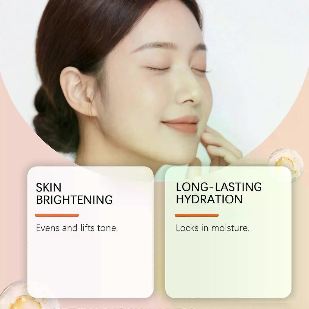Vitamin C Brightening Serum,Face Skincare Serum with Hyaluronic Acid & Niacinamide, Deep Hydration, Fade Dark Spots, Glow Boosting & Skin Barrier Repa