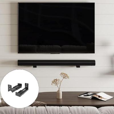 Univerzální kovový nástěnný držák reproduktoru Pevná konstrukce proti vibracím Bezpečné uchycení pro Bluetooth kompatibilní zvukové systémy