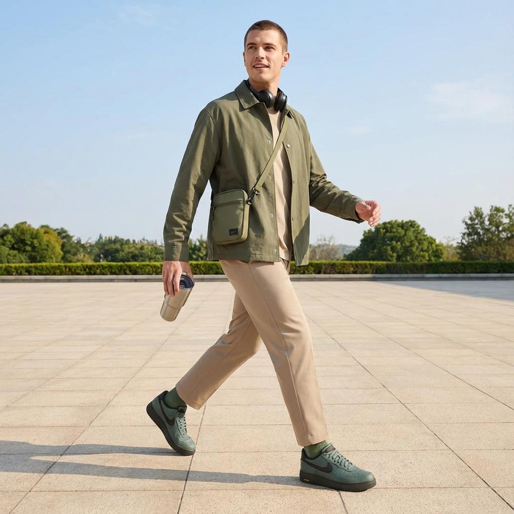 Nike Air Force 1 GORE-TEX Clay Green/Speed Yellow/Sequoia Herren-Sneakers HV5953-300