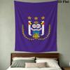 Rsc Anderlecht Wall Tapestry Aesthetic Wall Hanging Printed Fabric Blanket Decorative Tapestries For Bedroom Living Room Home Decor