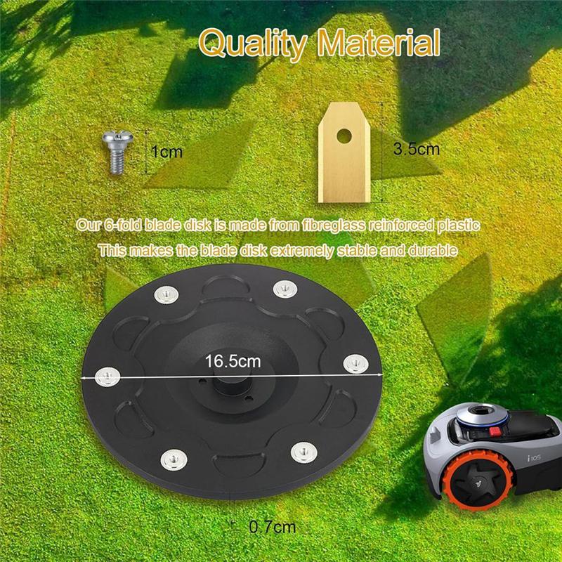 Fresh Robust Lawnmower Tuning Blade Plate For Segway Navimow Robotic Lawnmower I105E, I108E & I110n Replace Cutting Blade
