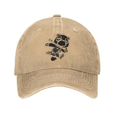 Dropout Bear Kanye West Unisex Baseball Cap Distressed Cotton Caps Hat Vintage Outdoor Workouts Adjustable Sun Cap