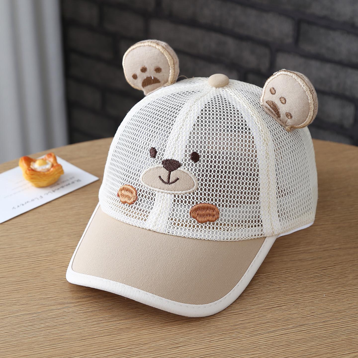 

Kids Sun Hat 52cm 2-5 Years Summer Boys Mesh Baseball Cap Outdoor Children UV Protection Toddler Breathable Caps Girls Hats 52CM хаки