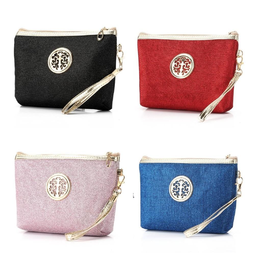 Classical Fashion Travel Cosmetic Toiletry Bag Stylish Portable Makeup Storage Pouch
