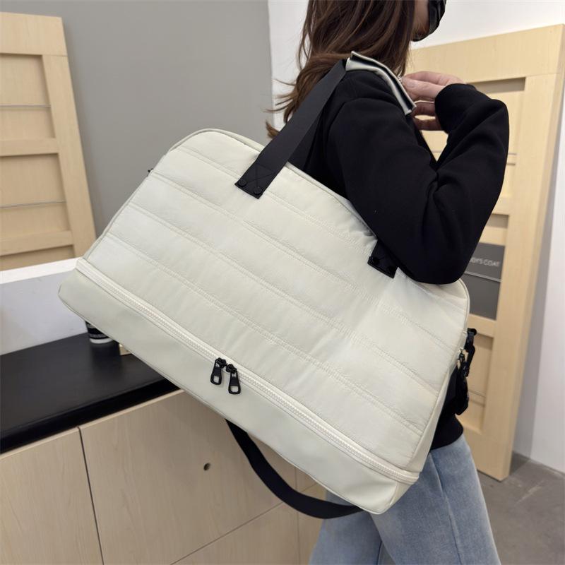 New large-capacity portable travel bag, men's and women's short-distance travel luggage bag, student sports fitness yoga bag