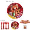 Turning Red Birthday Party Set With Adorable Cartoon Decorations And Surprises