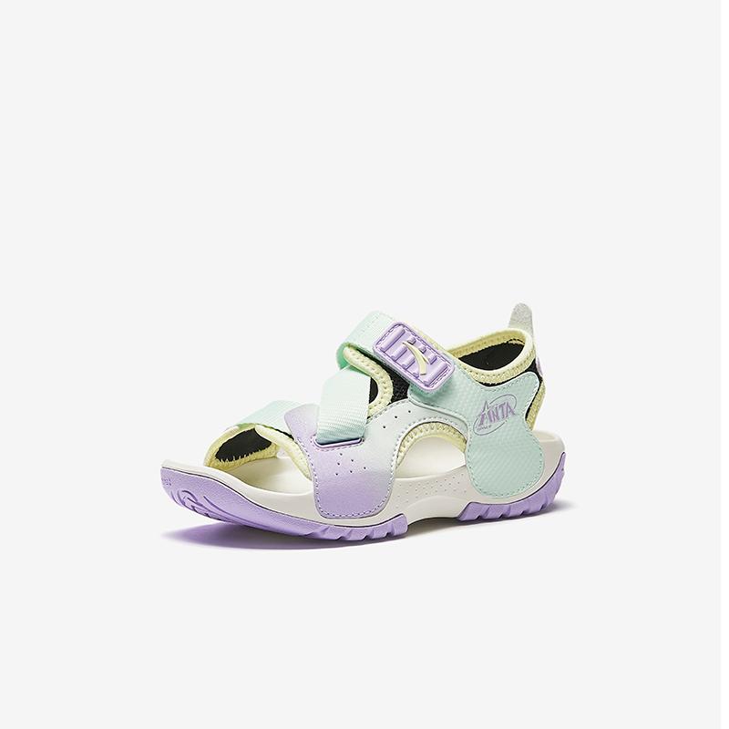 Anta Kids Synthetic Leather Fabric Trendy Comfortable Versatile Open-Toe Outdoor Beach Shoes Kids Sandals A22529919