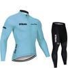 Spring and Autumn Cycling Overalls, Trousers, Long Sleeves, Team Version, Team Cycling Suit, Quick-drying Road Bike