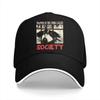 Society Raccoon Baseball Caps Peaked Cap Raccoon Lover Adjustable Sun Shade Hats for Men Women