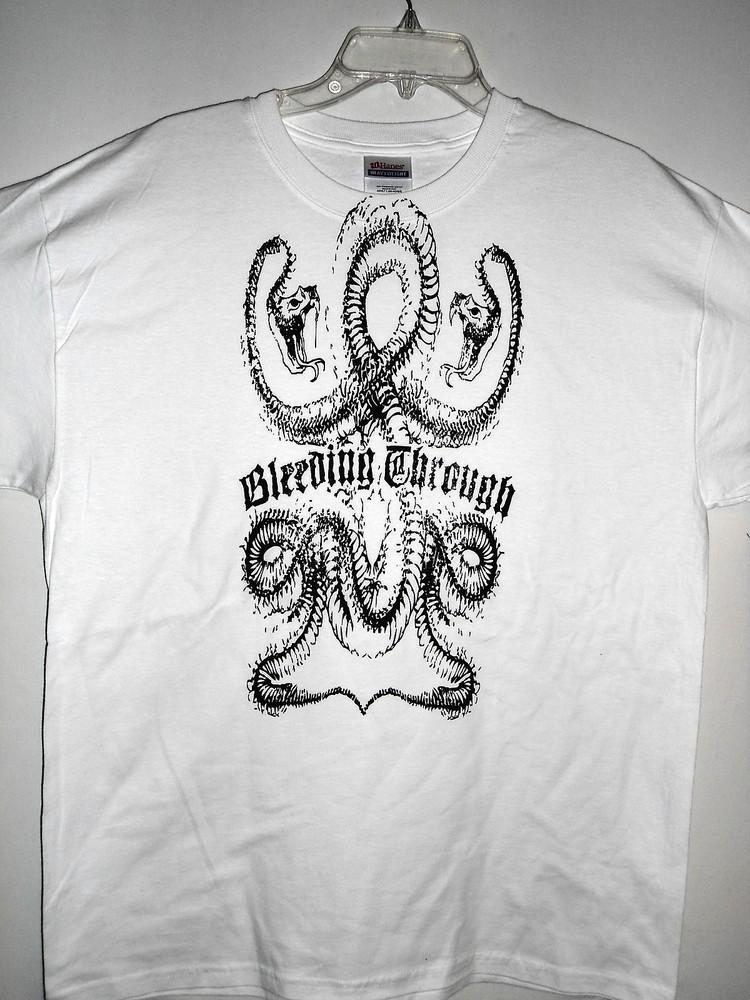 BLEEDING THROUGH OFFICIAL OLD STOCK MERCH BAND CONCERT MUSIC LARGE Unisex T-Shirt M