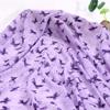 100x150cm 30D Printed Chiffon Ink Chinese Style Fabric Transparent for Sewing Skirt Gauze Scarf Clothing Fabric