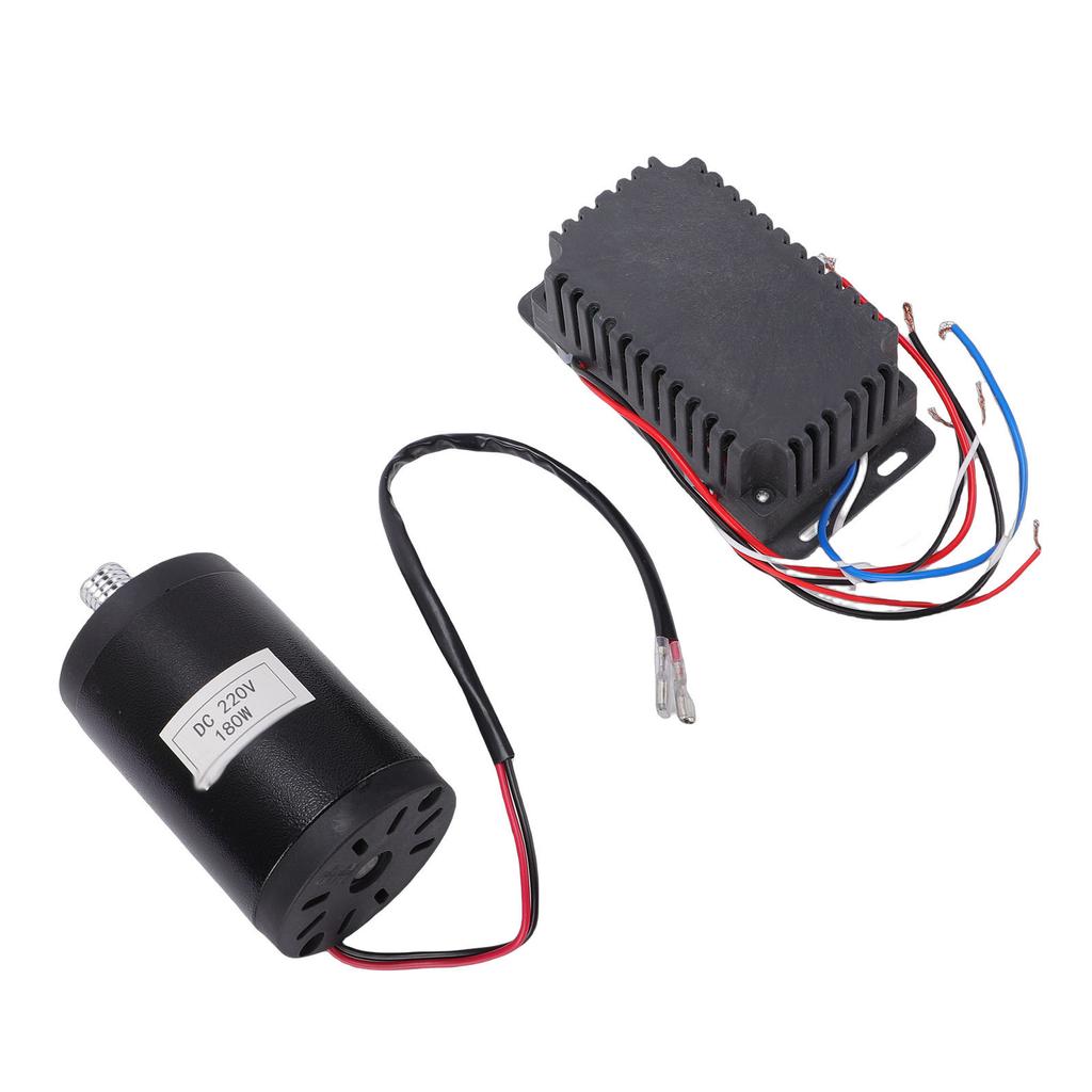 Kit Controller Motore Ruota da Tornio in Alluminio Plastica Motore 180W con Controller Accessori Macchina per Modellare la Ceramica