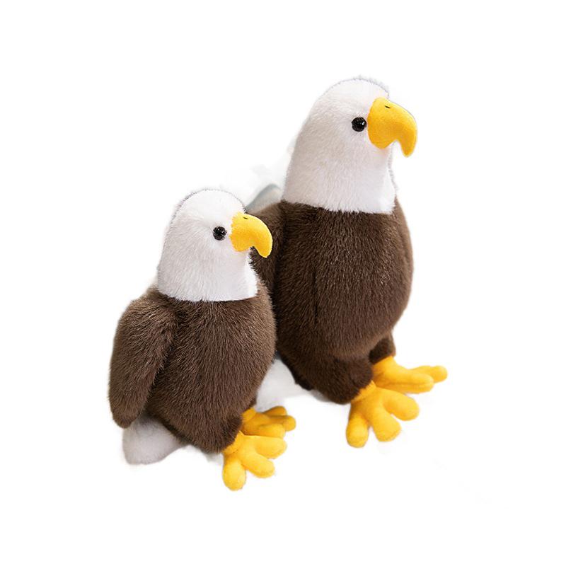 Peluche Aigle - Adorable Poupée Oiseau de Paix pour Cadeau d'Anniversaire ou Ornement de Décoration Intérieure