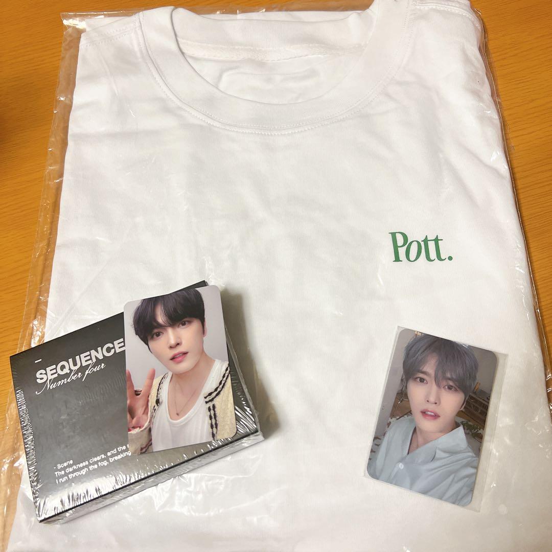 

[USED] Fromm Jaejoong x pott T-shirt with 1 limited trading card