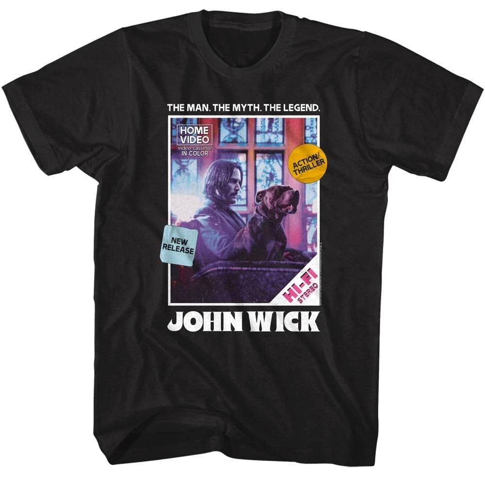 John Wick Retro VHS Cover Men s T Shirt 3XL