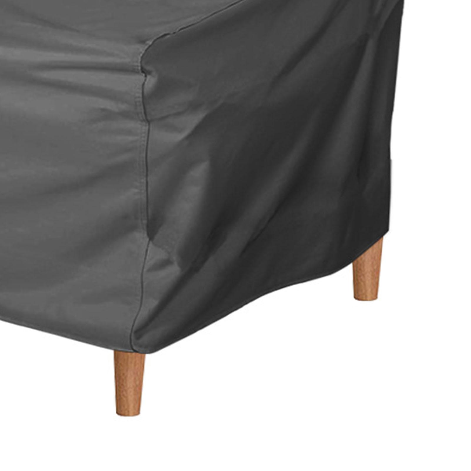 

Patio Chair Cover Oxford Cloth Water Resistant Silver Coating Outdoor Furniture Cover for Home Lawn Patio Garden Grey