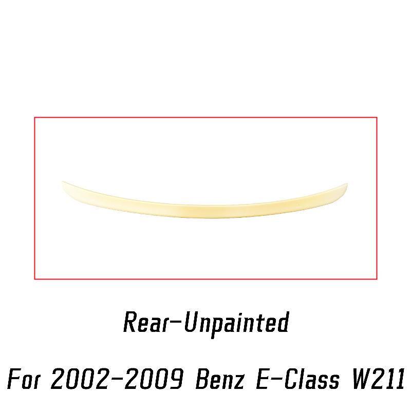 

Для Mercedes Benz E-Class W211 E180 200 260 300 320 240 230 280 35 Задняя крыша Крышка багажника Спойлер Крылья Тюнинг Аксессуары Часть