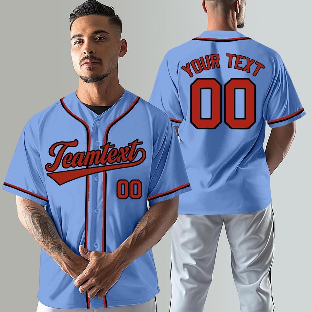 Custom Baseball Jerseys Personalized Printed Team Name & Number Sports Uniform For Men Women Youth