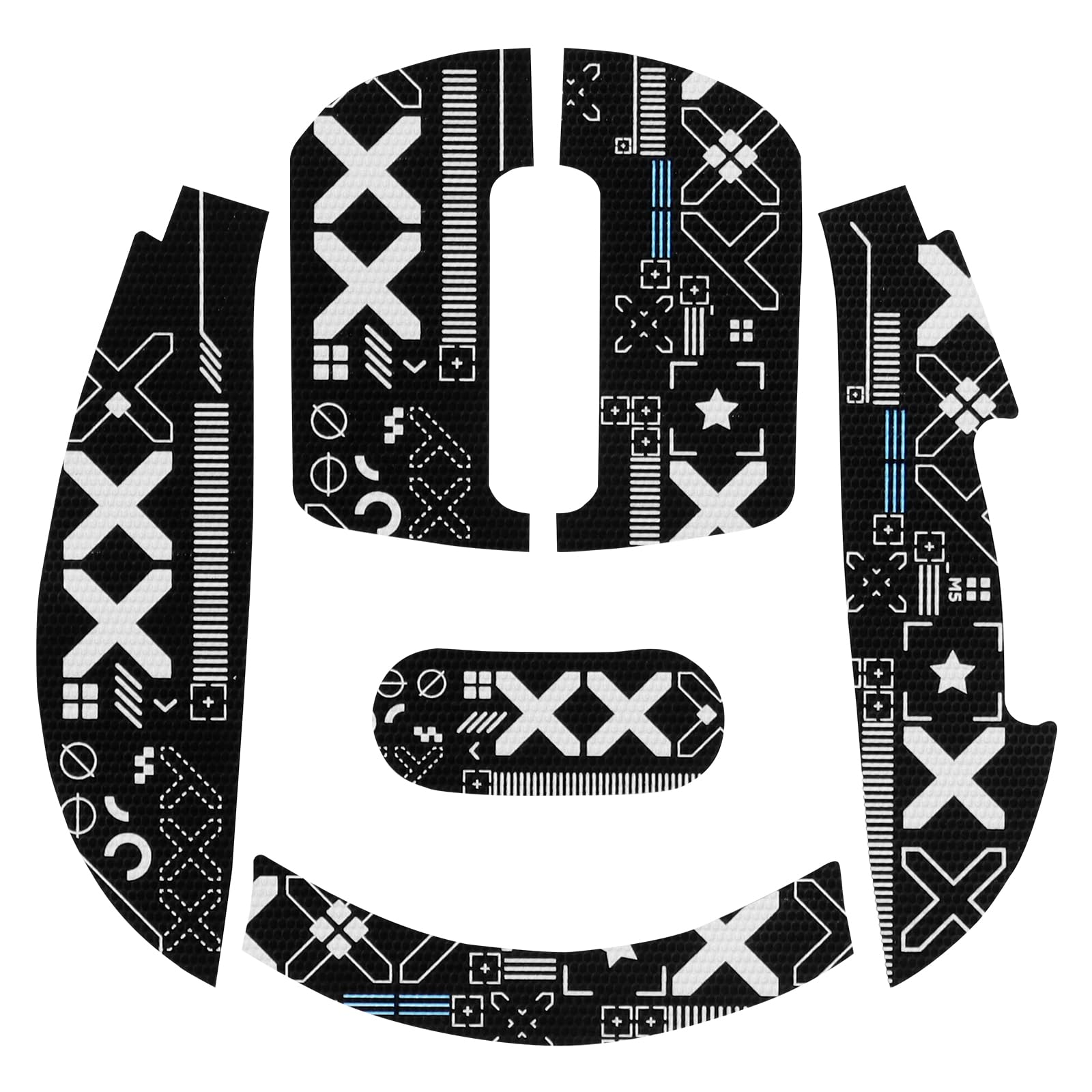 

A.JAZZ Mouse Grip, Anti-Slip, Anti-Slip, Sweat-Resistant Tape Pad, Universal Mouse Grip, Effectively Increases Friction for the X3 Wireless Mouse, a