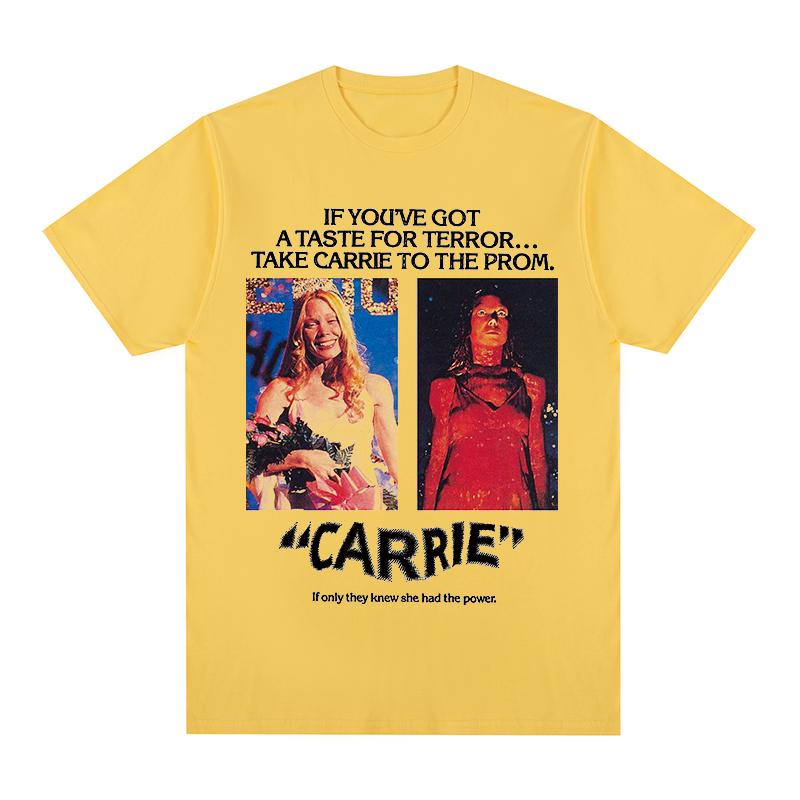 Carrie Suspiria The Exorcist Rosemary's Baby Repulsion Horror Movie T-shirt Cotton Men T Shirt New TEE TSHIRT Womens Tops