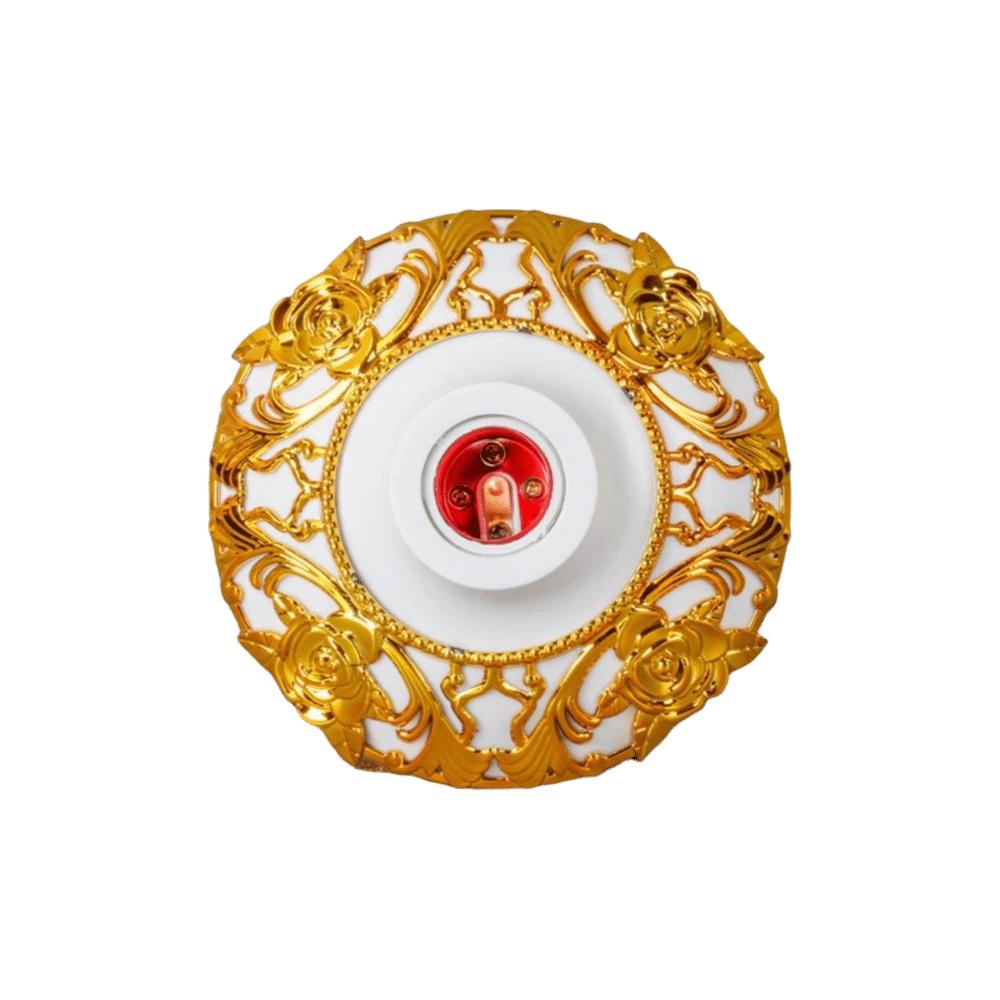 

Colored Holder E27 Lamp Socket Round Screw Pendant Lamp Holder Light Socket Home Use Style B