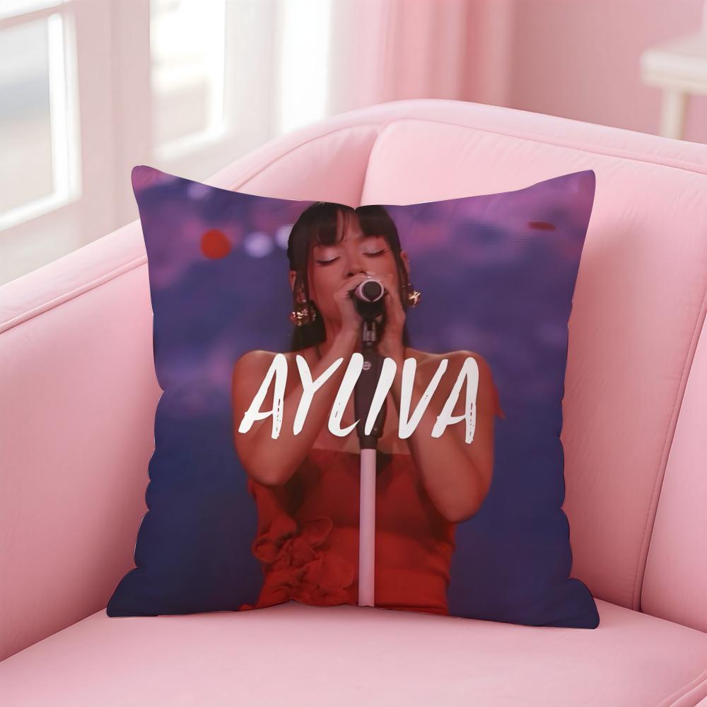 Singer Lyrical AAyliva EElif AAkar Cushion Cover Pillow Case Soft Skin Friendly Fabric Comfort Concealed Zipper