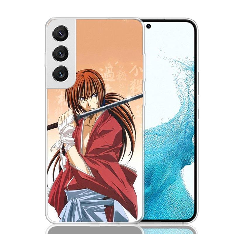 Rurouni Kenshin Anime Phone Case For Samsung Galaxy S26 Ultra S23 S24 S25 Edge S20 FE S21 S22 Plus Soft Print Shell Cover Fundas