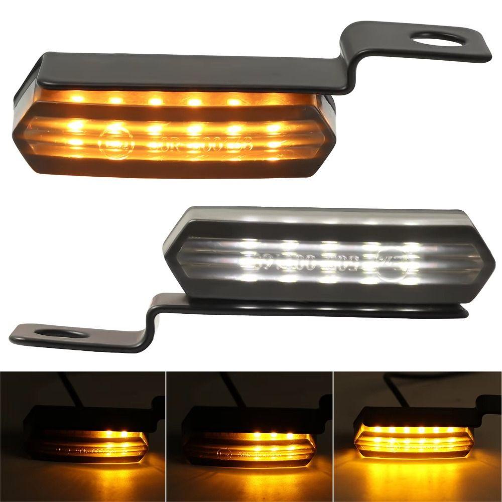 Blinkers Flowing Handlebar Marker Light Handlebar Turn Signals  Motorcycle Customization